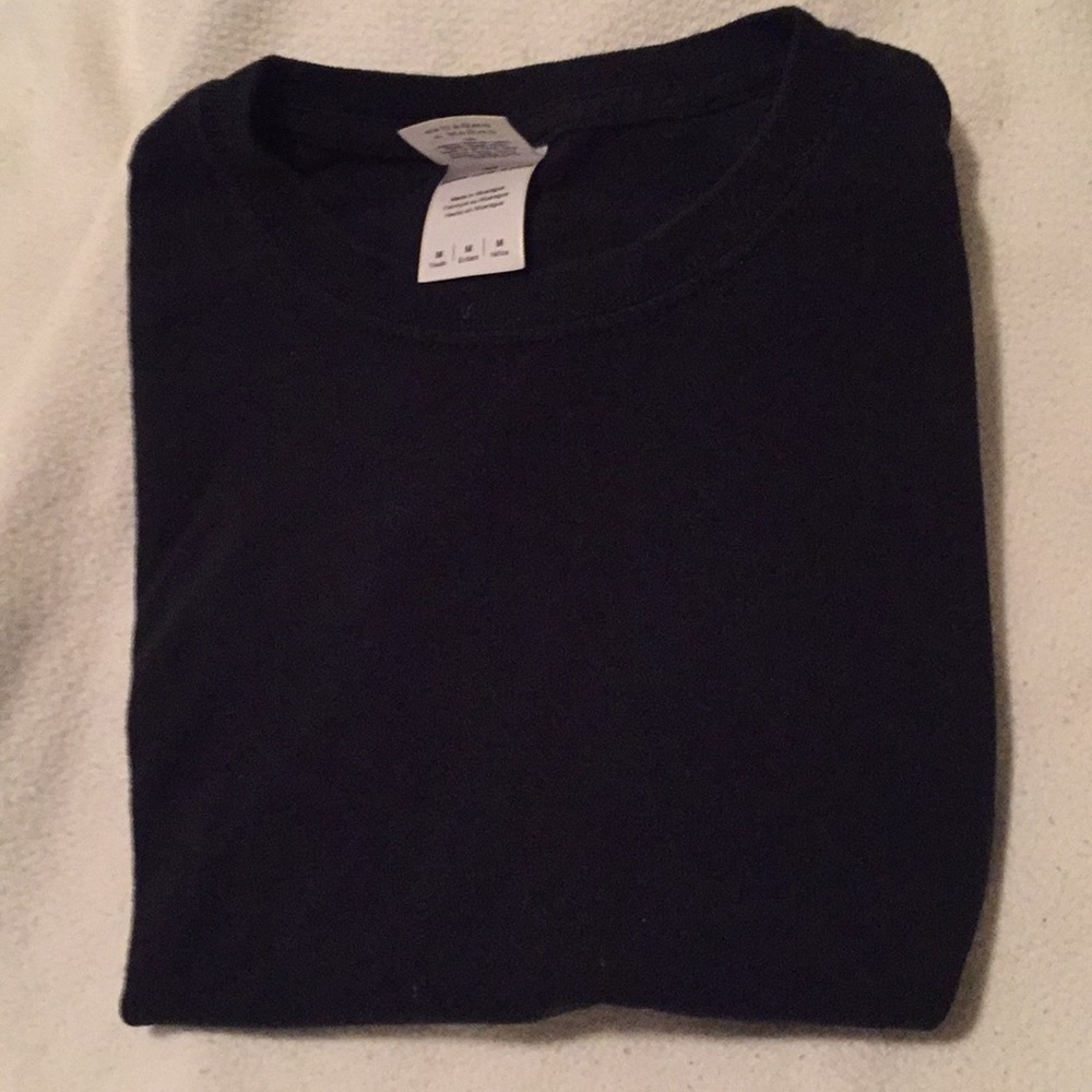 Boys black short sleeve T-shirt
